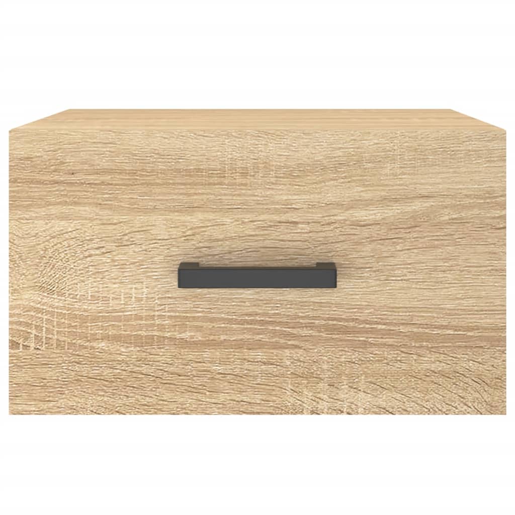 Wall-mounted Bedside Cabinet Sonoma Oak 35x35x20 cm